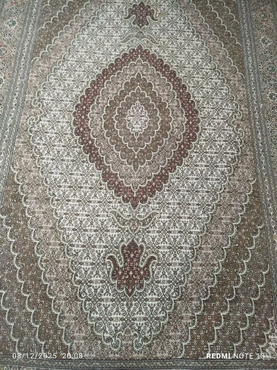 تک بوی بدون ایراد رج چهل تمام گلهاش ابریشم|فرش|تهران, فردوسی|دیوار