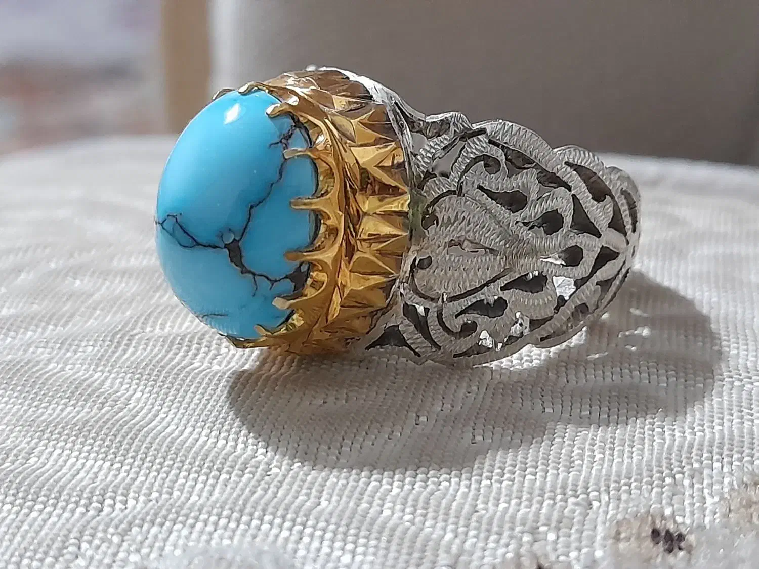 انگشتر فیروزه نیشابوری|جواهرات|مشهد, سجاد شهر|دیوار