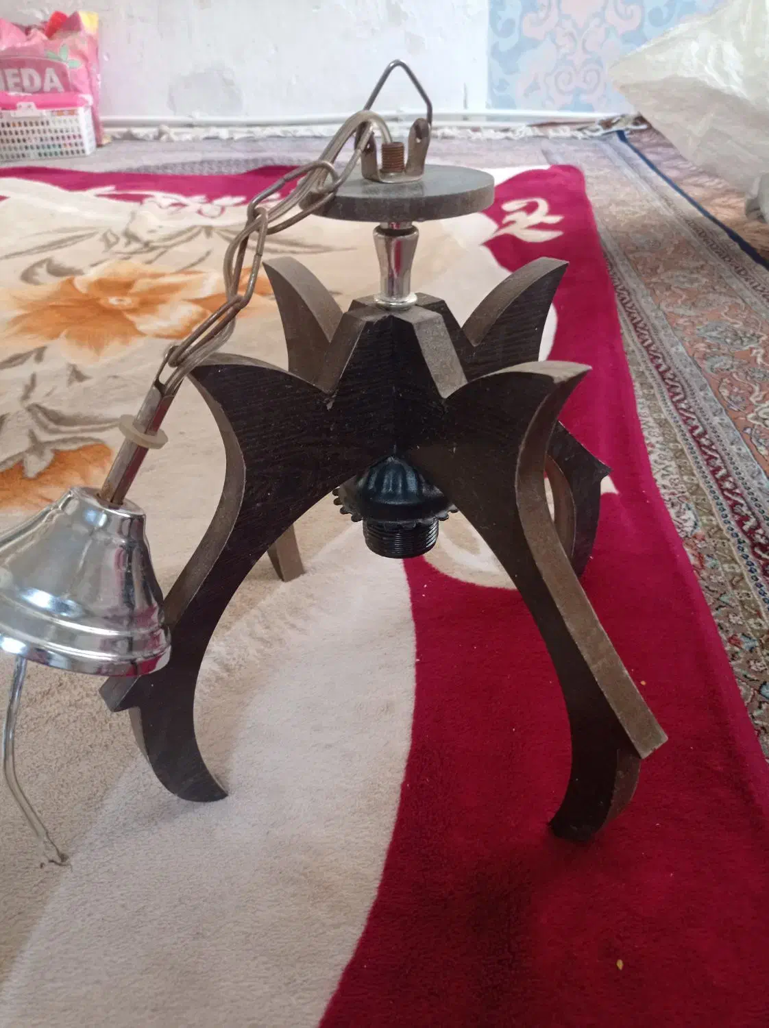 لوستر چوبی|لوستر و چراغ آویز|تبریز, |دیوار