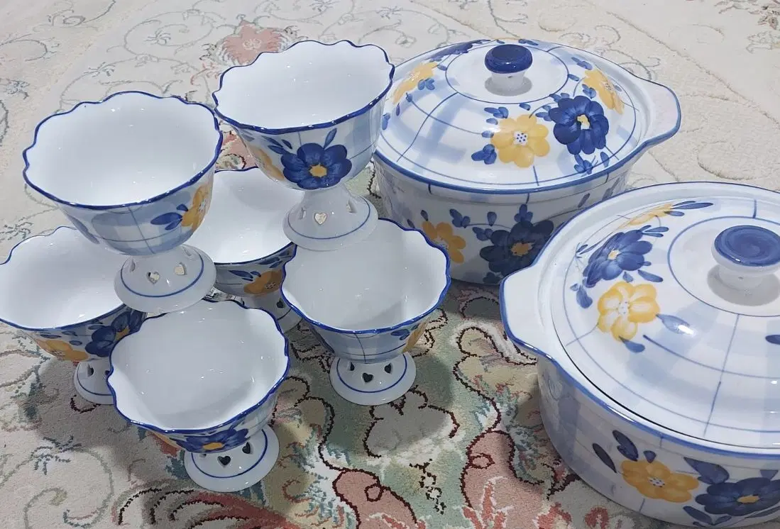 بستنی خوری گل پنبه ای|ظروف سرو و پذیرایی|تهران, جوانمرد قصاب|دیوار