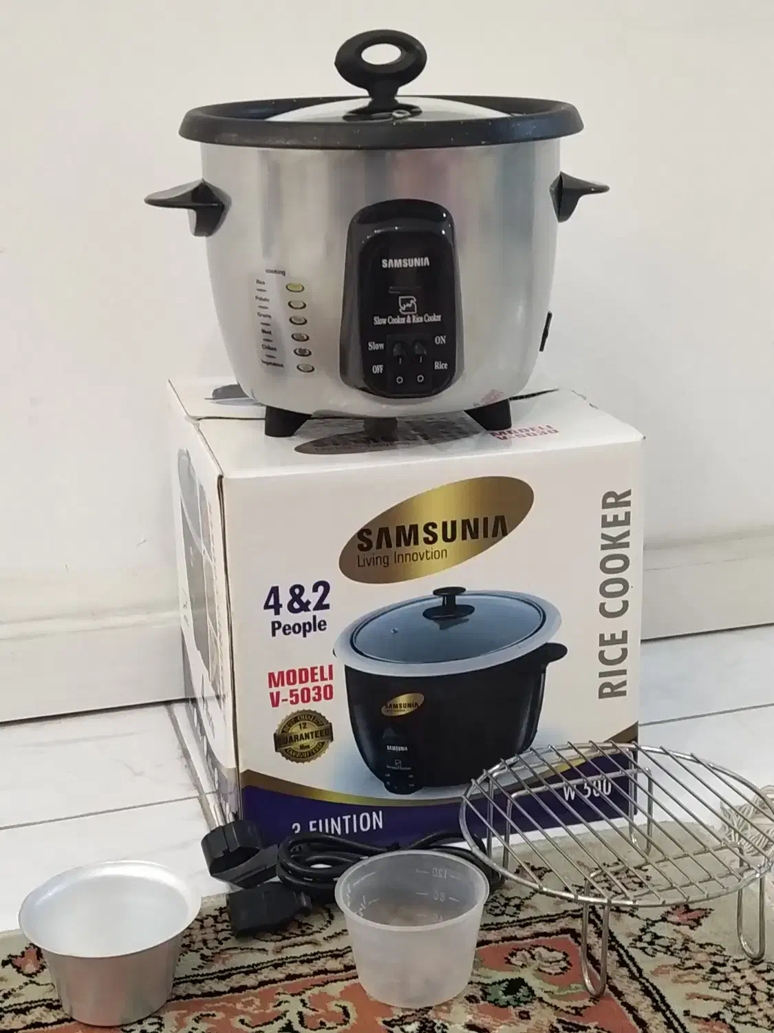 پلوپز سامسونیا (SAMSUNIA) نو و کم کارکرد|اجاق گاز و لوازم برقی پخت‌وپز|مشهد, رضاشهر|دیوار