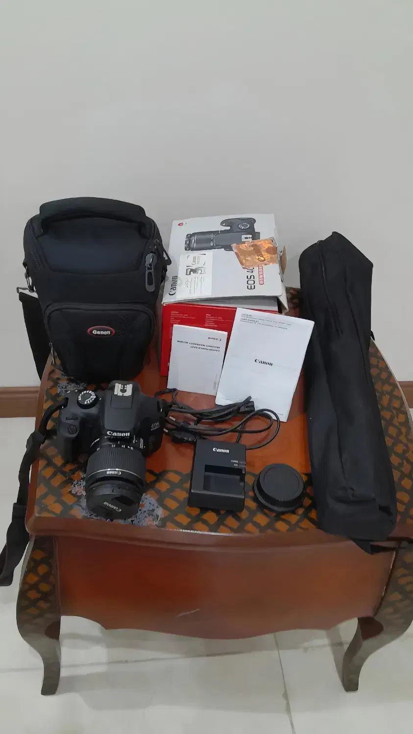 دوربین Canon 4000D در حد نو + کیف و لوازم کامل|دوربین عکاسی و فیلمبرداری|گرمدره, |دیوار