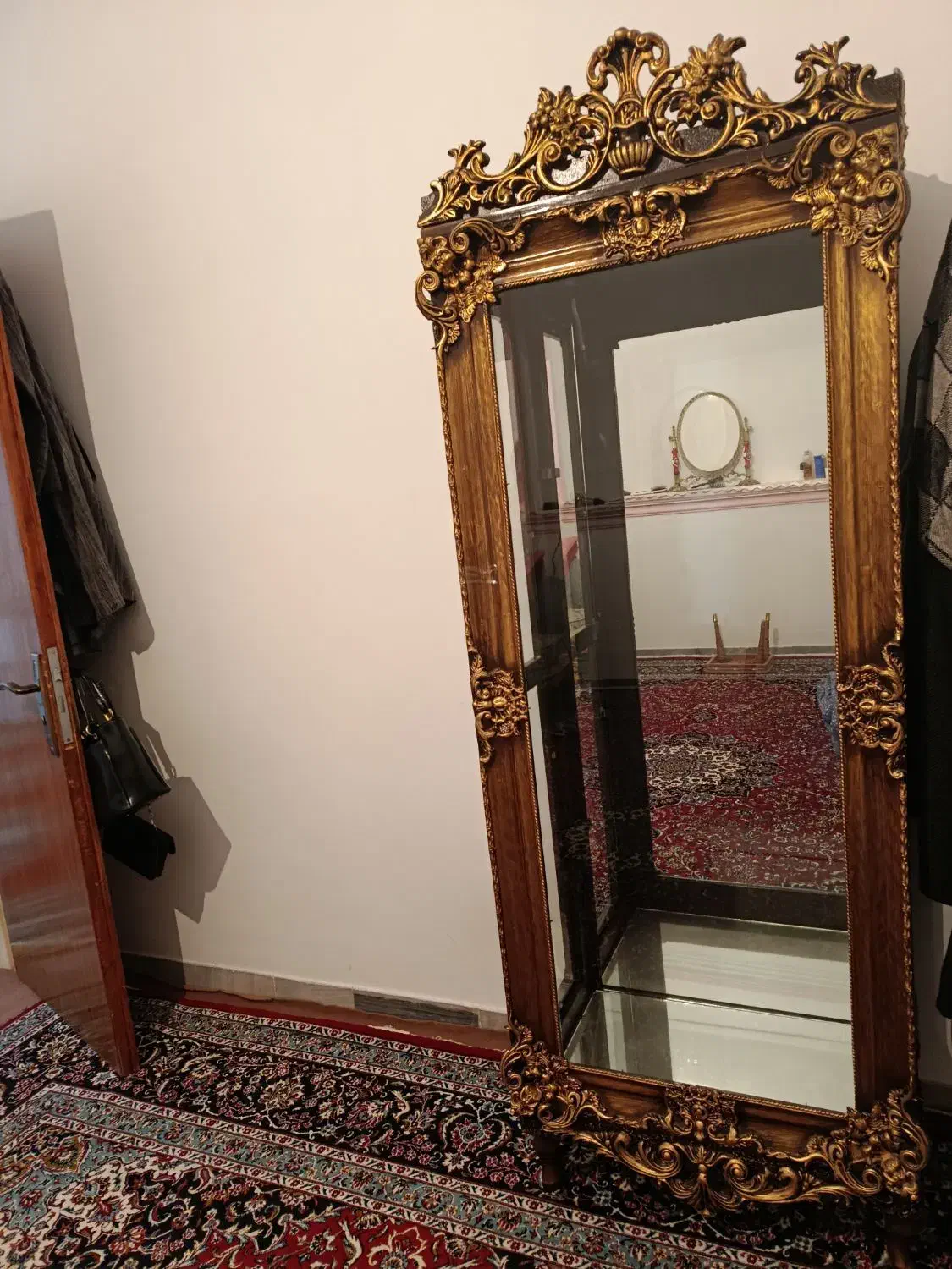 بوفه ی چوبی|بوفه، ویترین، کنسول|نهاوند, |دیوار