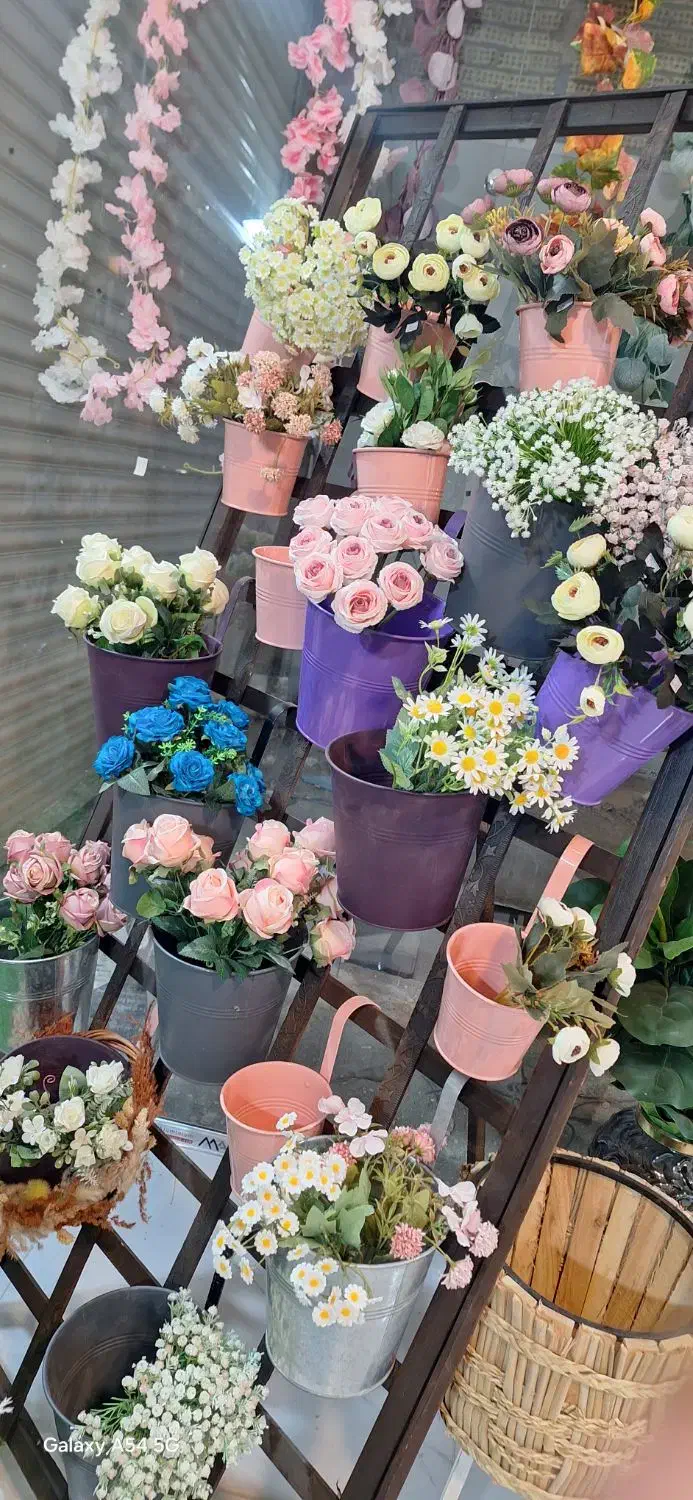 انواع گل و گلدان طبیعی و مصنوعی|گل و گیاه طبیعی|فولادشهر, A4|دیوار