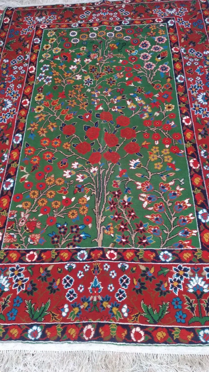 قالیچه چله ابریشم|گلیم، جاجیم، گبه|مشهد, یوسفیه (شهرک غرب)|دیوار