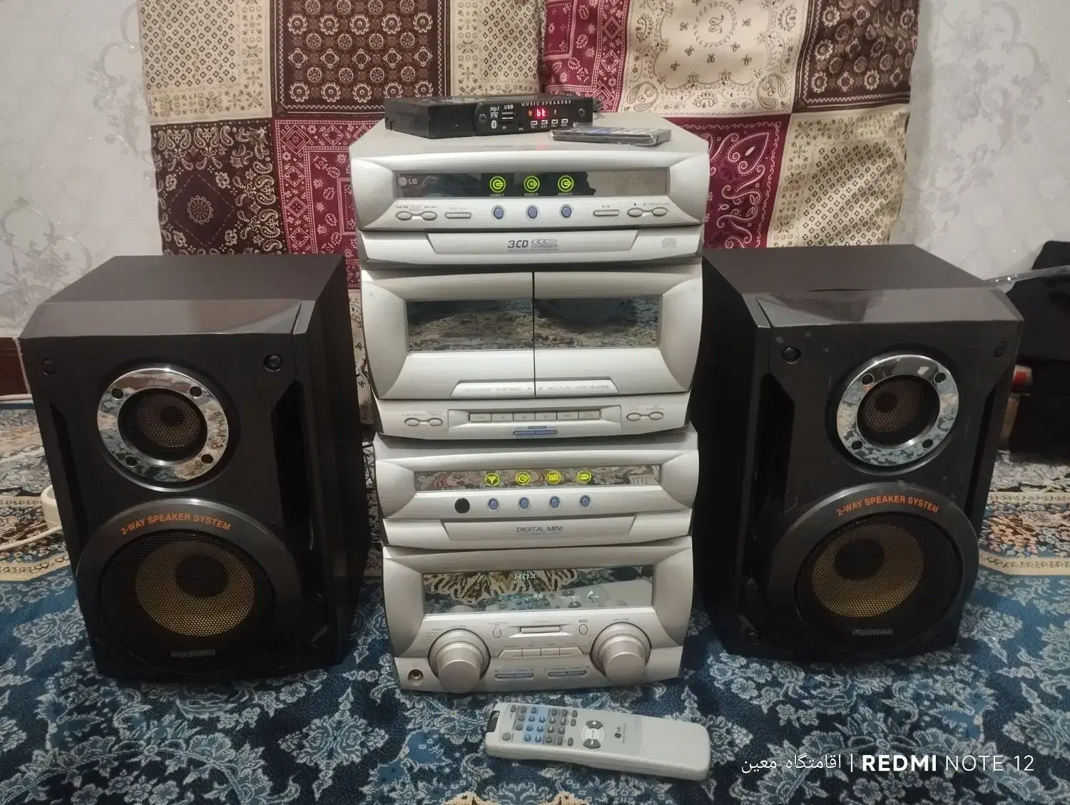 ضبط بلوتوثدار الجی با باند پاناسونیک|سیستم صوتی خانگی|تهران, بیسیم|دیوار