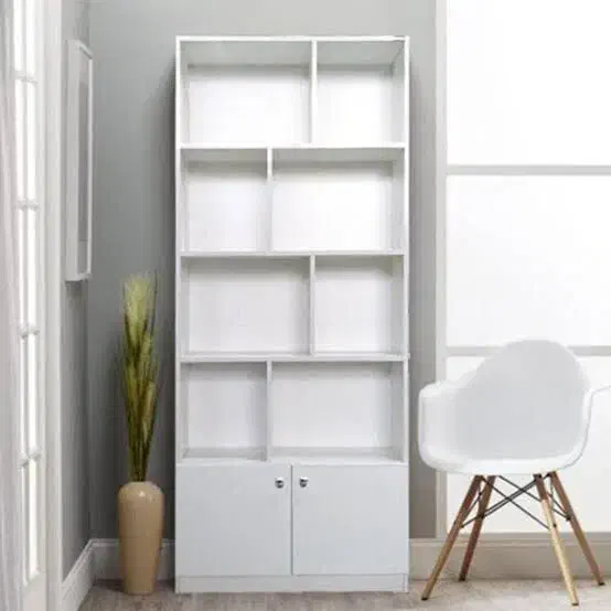 کتابخانه ام دی اف در حد نو|کتابخانه، شلف، قفسههای دیواری|تهران, آبشار|دیوار