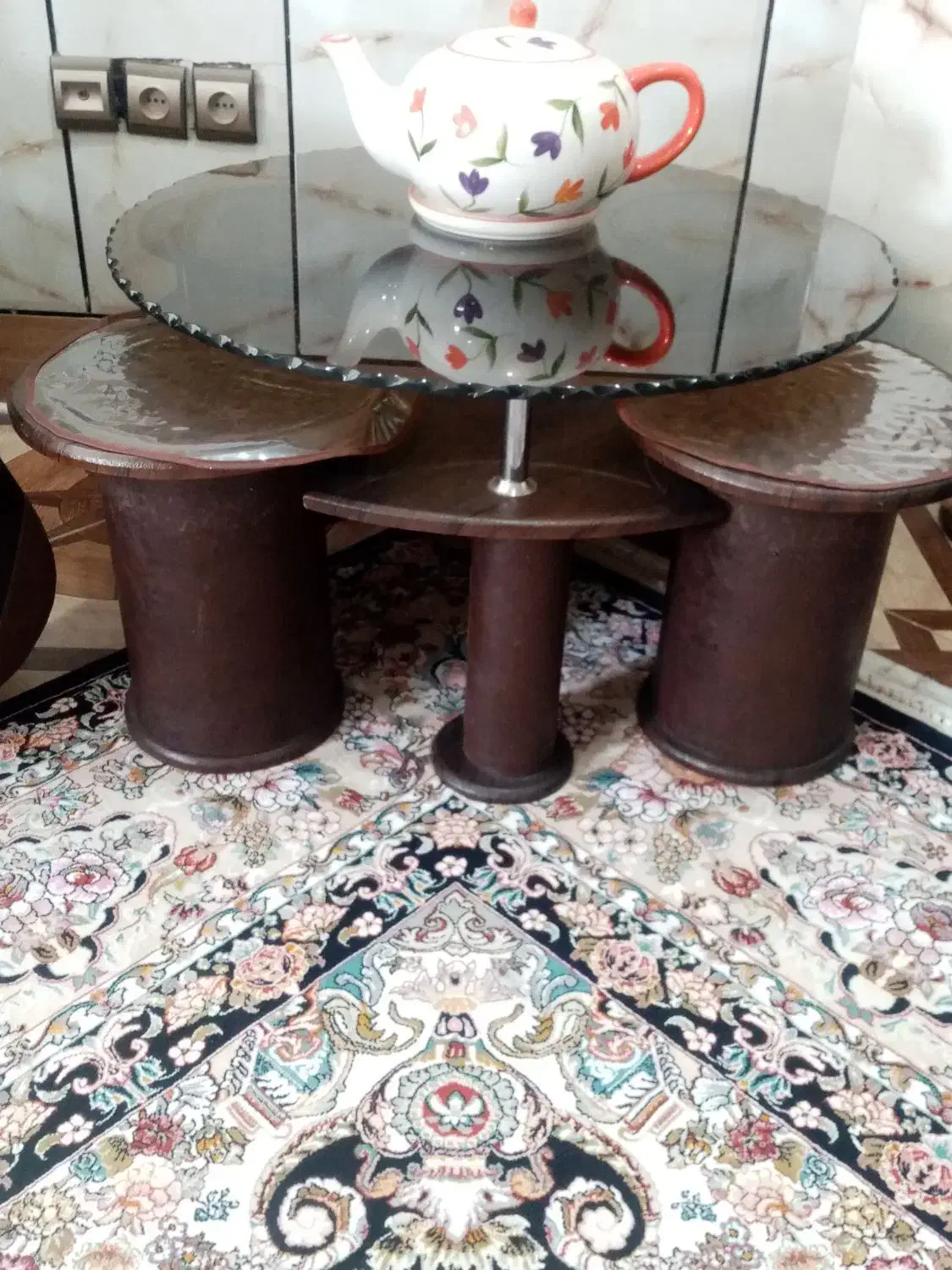 میز عسلی|مبلمان خانگی و میز عسلی|فلاورجان, |دیوار
