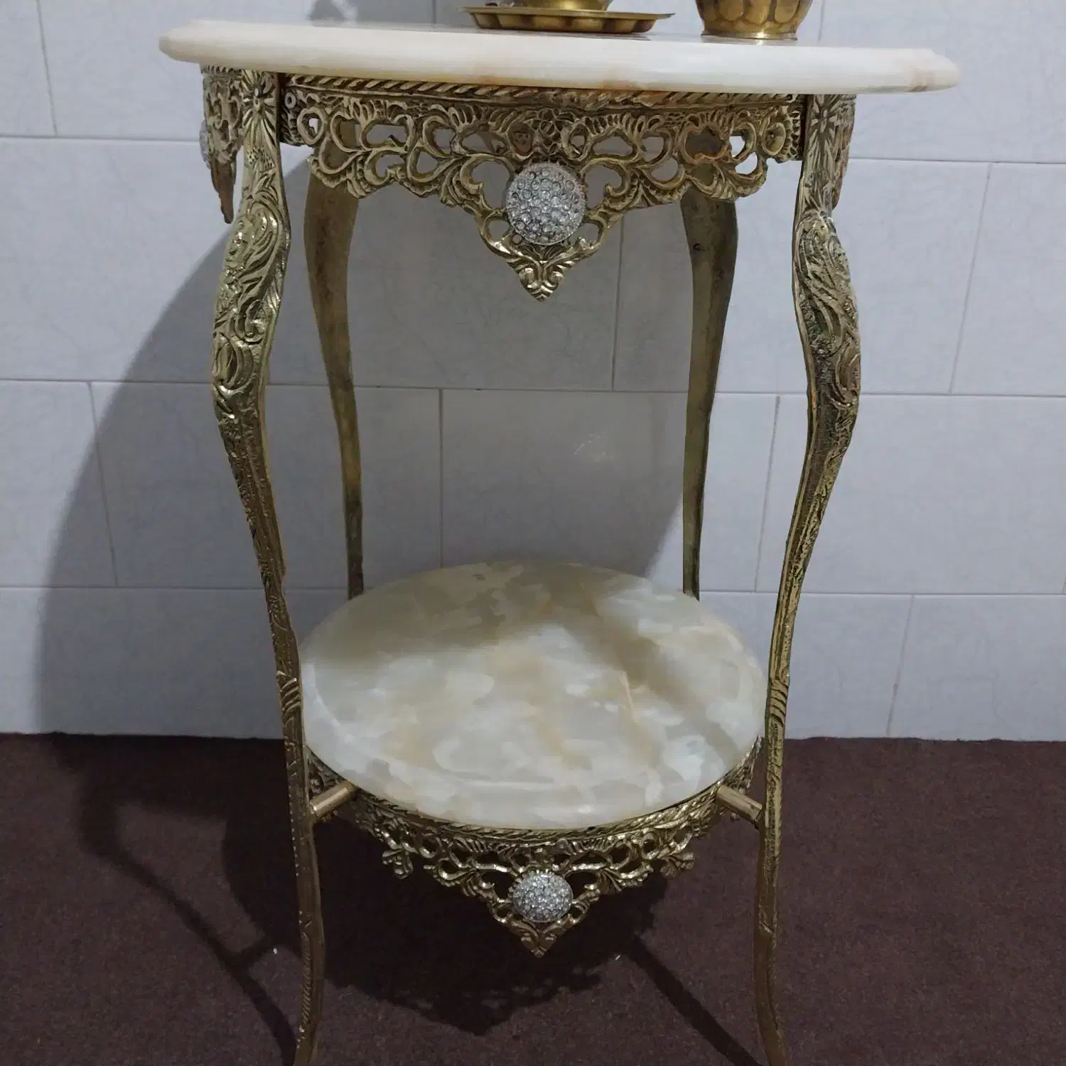 میز برنز جنس صد در صد تضمینی|میز تلفن|ساوه, |دیوار