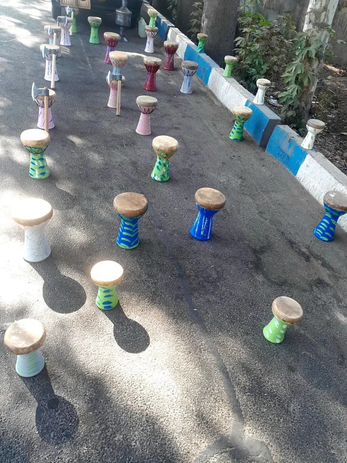 تار. تنبک. ضرب. تخته. تبر|سازهای سنتی|ملارد, |دیوار