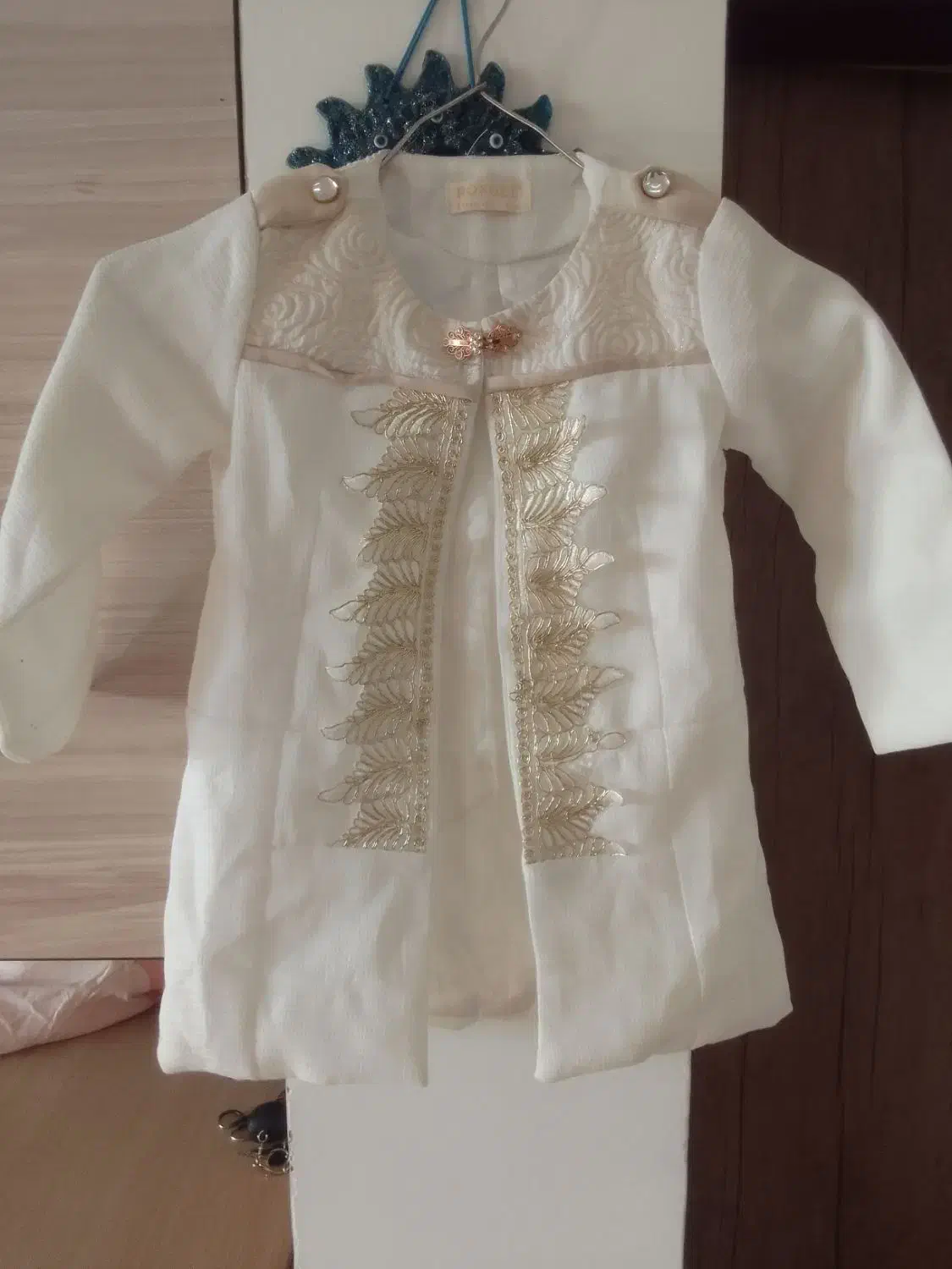 پیراهن مجلسی و دو عدد کت دخترانه برای 5سال تا7سال|لباس|محلات, |دیوار