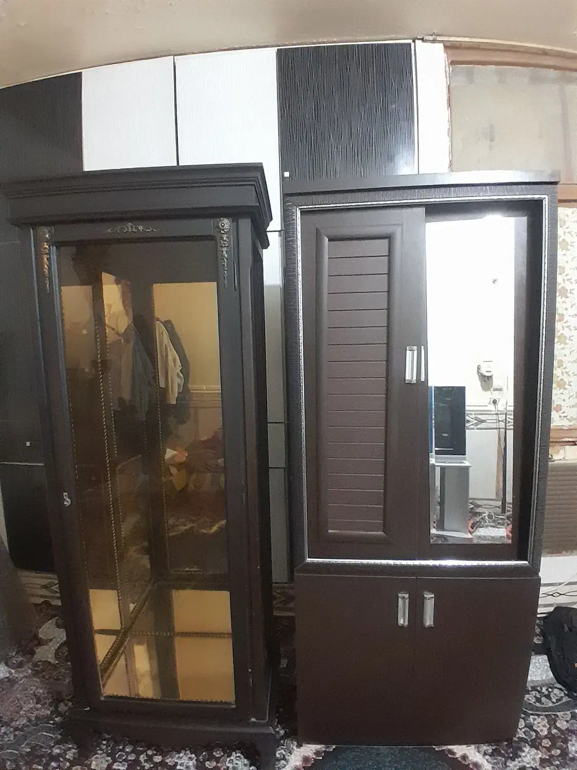 بوفه دکوری درحد نو|بوفه، ویترین، کنسول|بندر ماهشهر, |دیوار