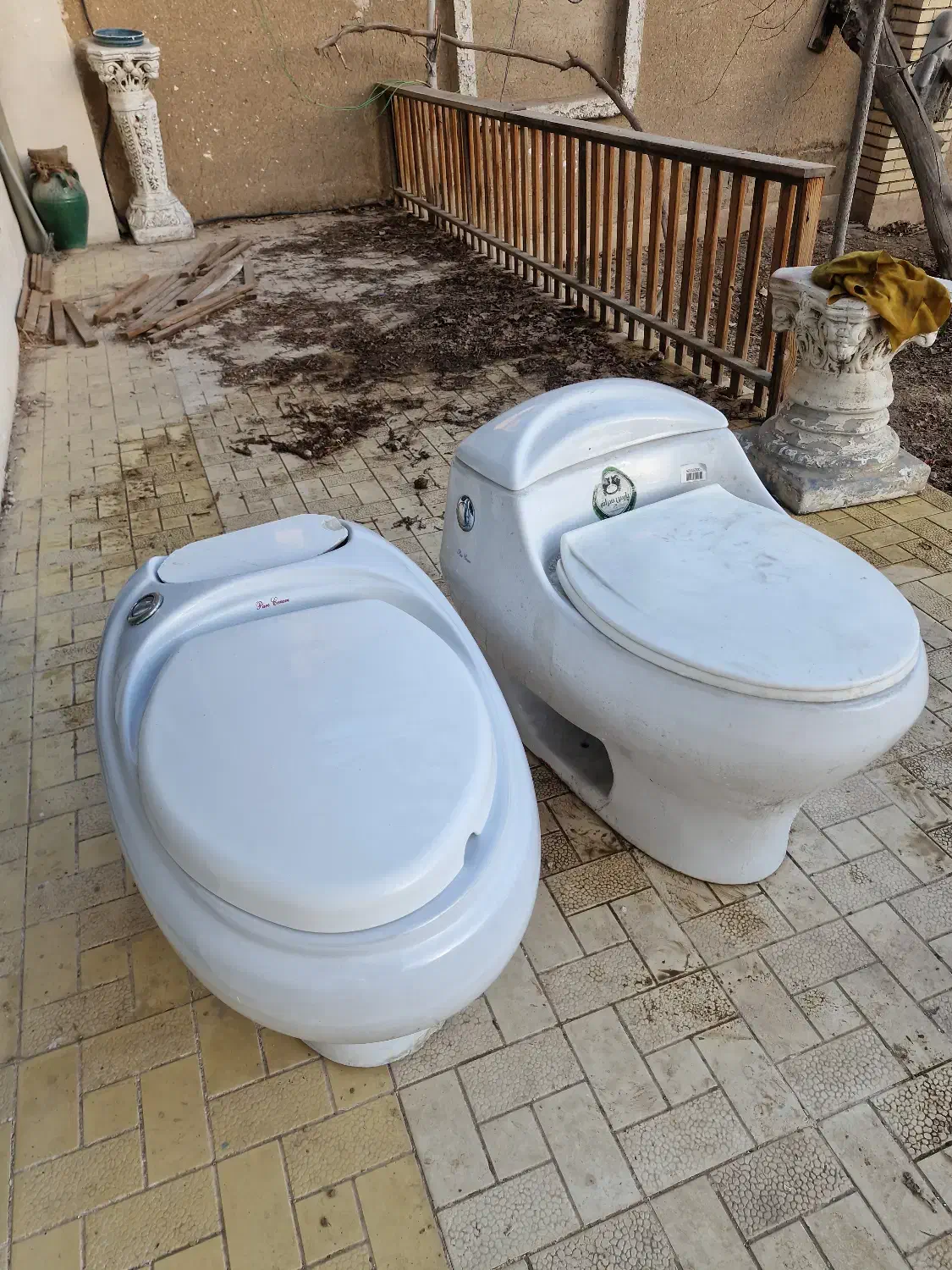 دو عدد توالت فرنگی|لوازم سرویس بهداشتی|پردیس, فاز ۶|دیوار