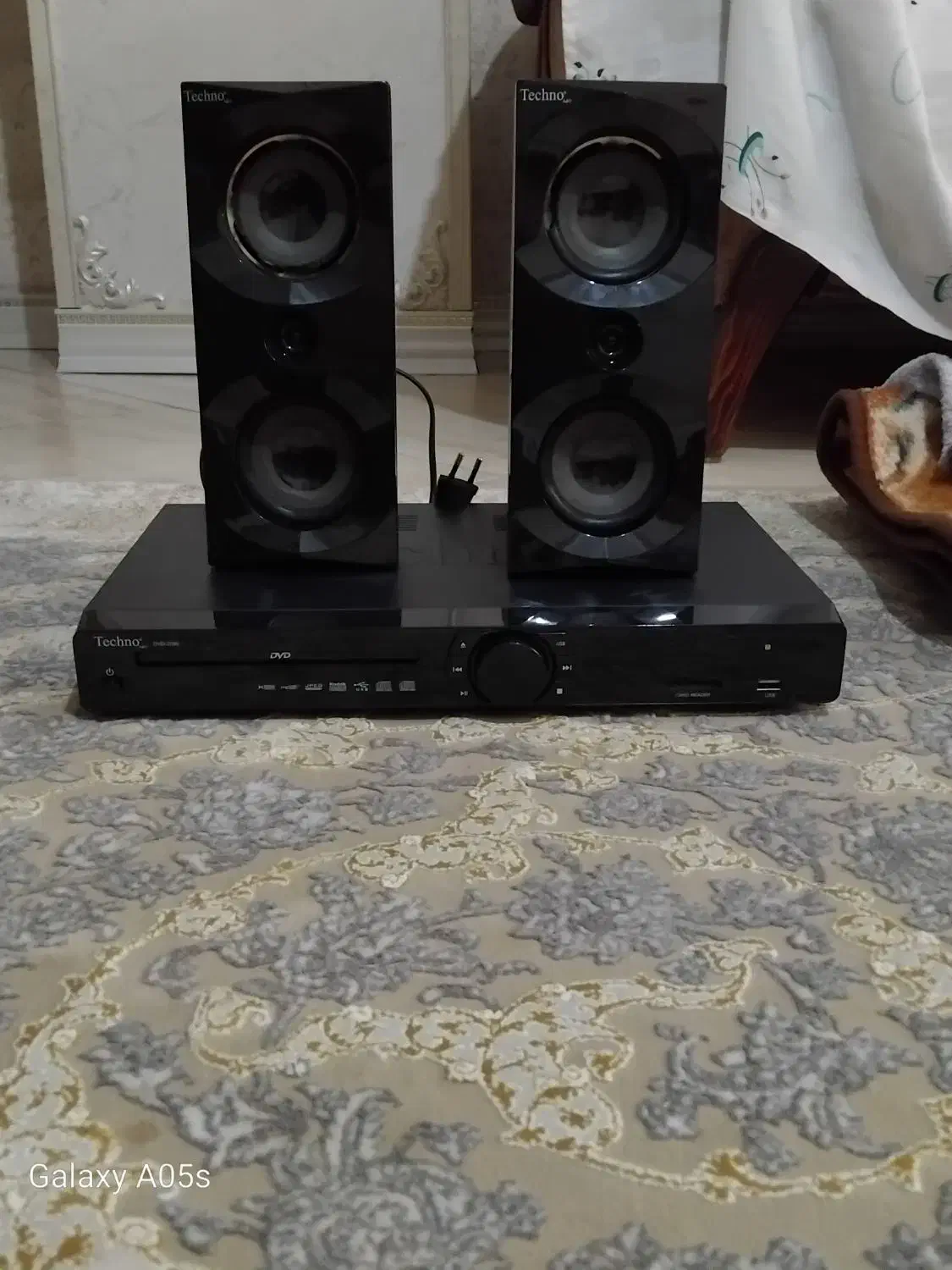 دی وی دی سالم مارک تکنو همراه اسپیکر|پخش‌کننده DVD و ویدیو|کرج, کوی فرهنگ|دیوار