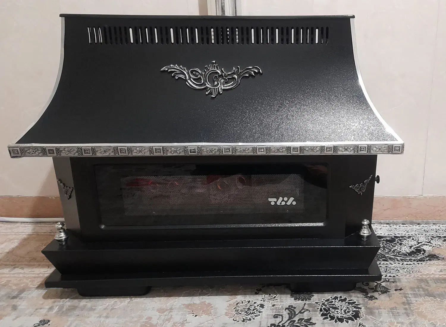 بخاری طرح شومینه برفاب|بخاری، هیتر، شومینه|قرچک, شهرک طلائیه|دیوار