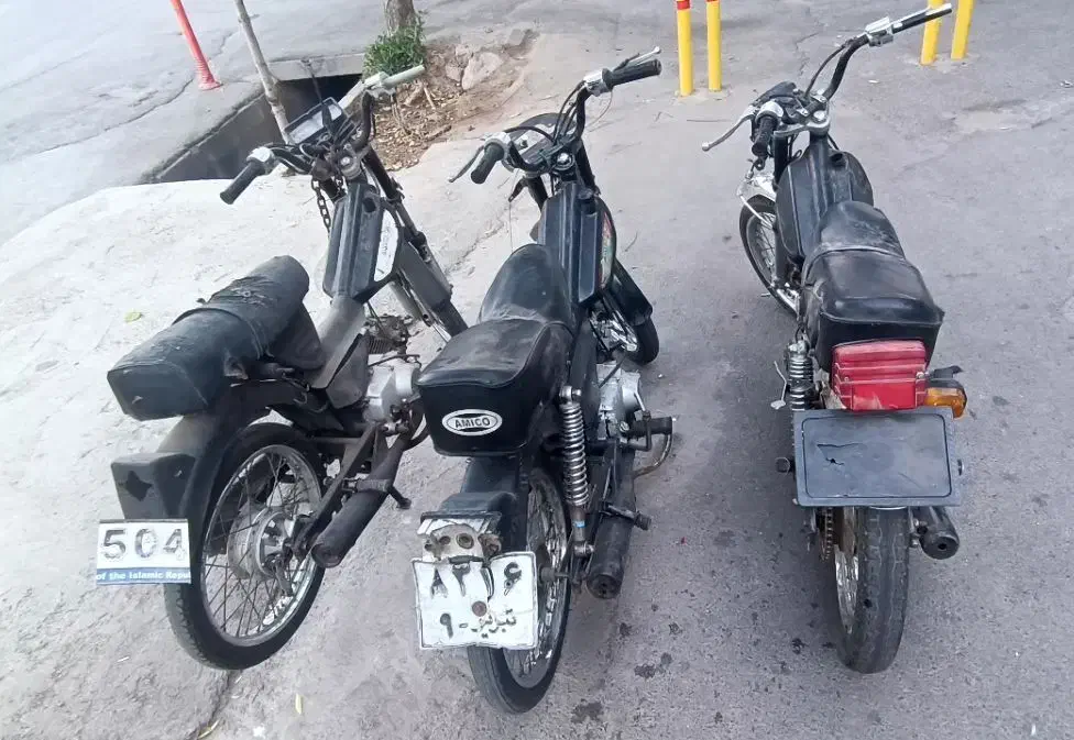 آمیکو ۷۰ مزایده 3تا با هم|موتورسیکلت|تبریز, |دیوار