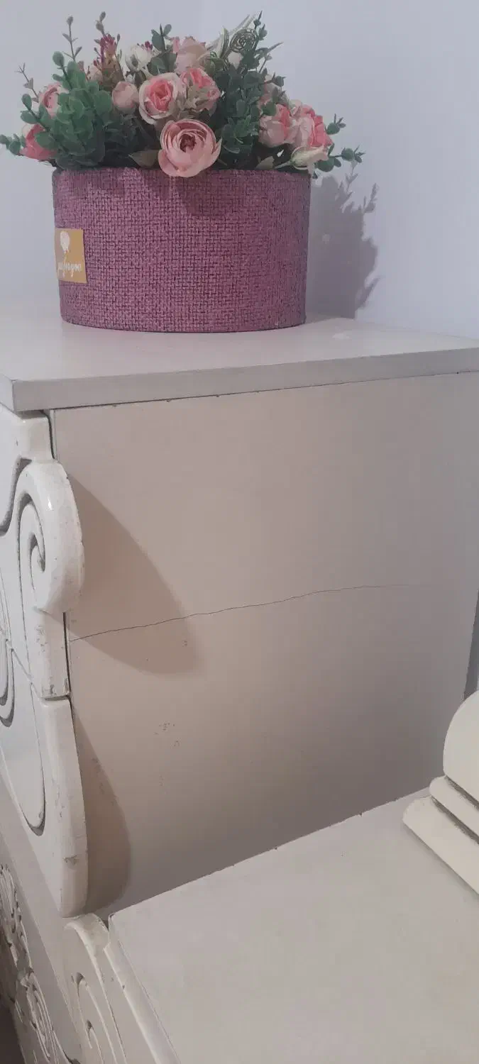 فروش سرویس خواب کرم۳میلیون|تخت و سرویس خواب|قرچک, شهرک طلائیه|دیوار