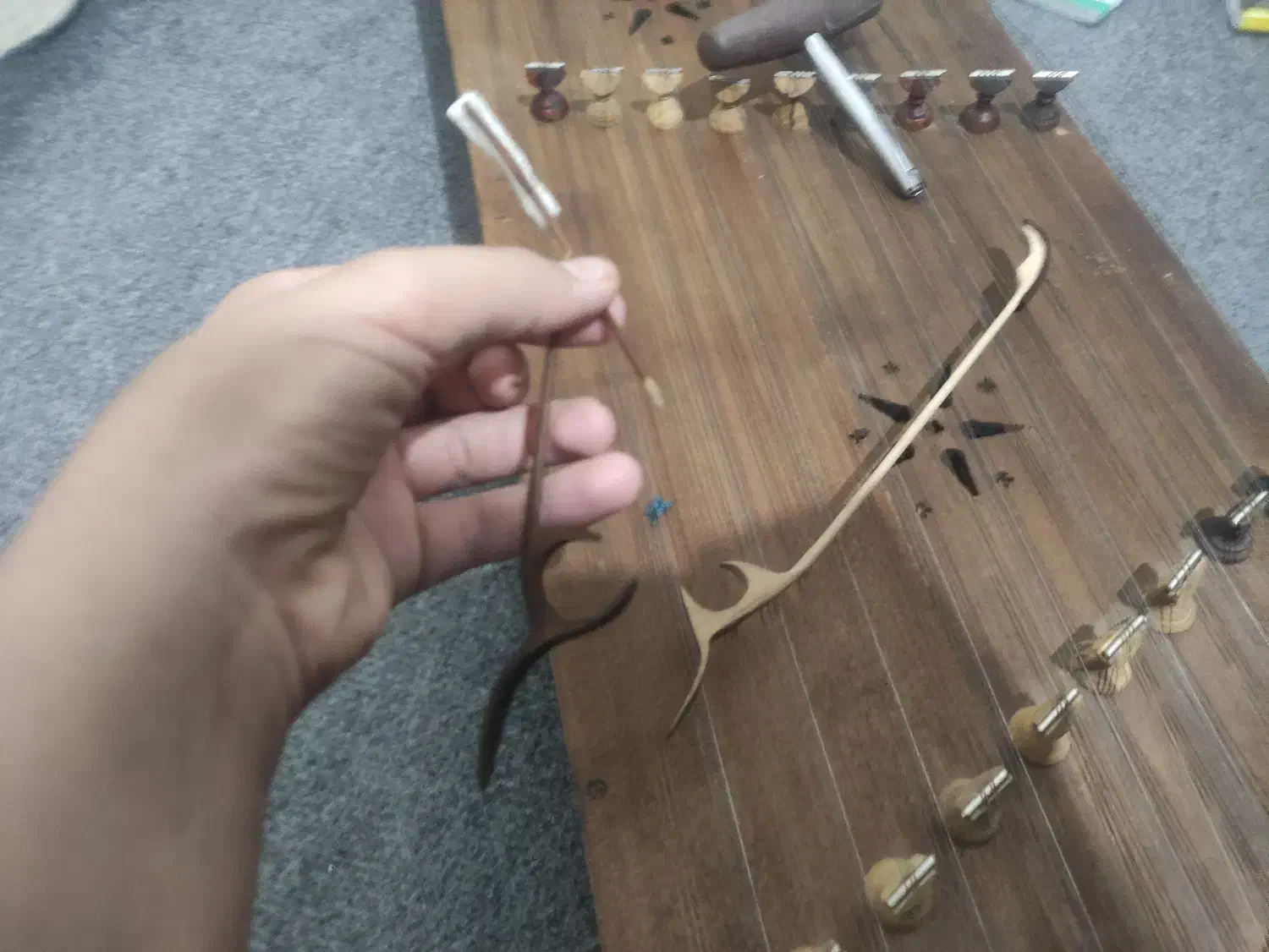 سنتور چوب|سازهای سنتی|ارومیه, |دیوار