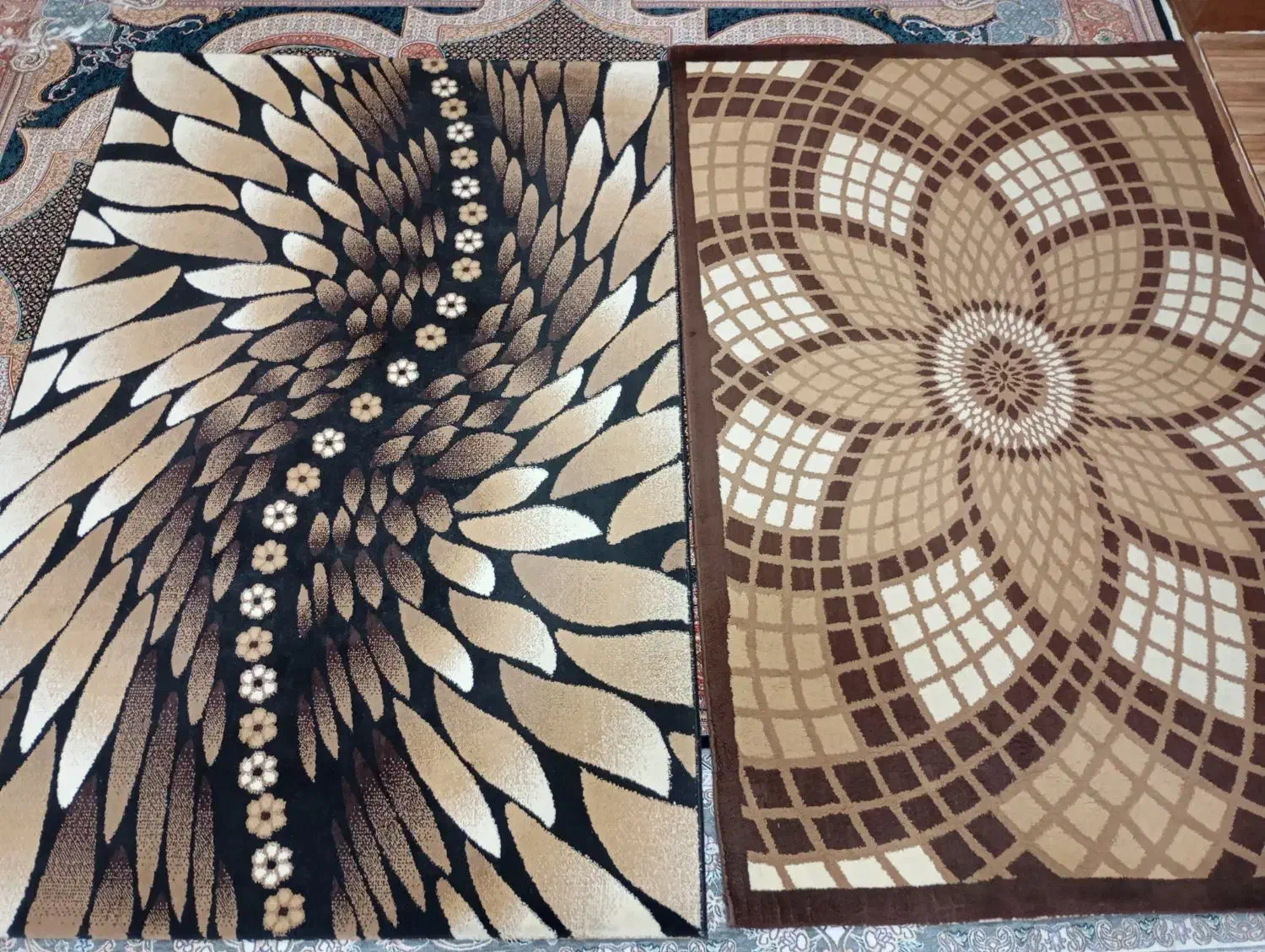 دو عدد فرش در حد نو|فرش|پارسآباد, |دیوار