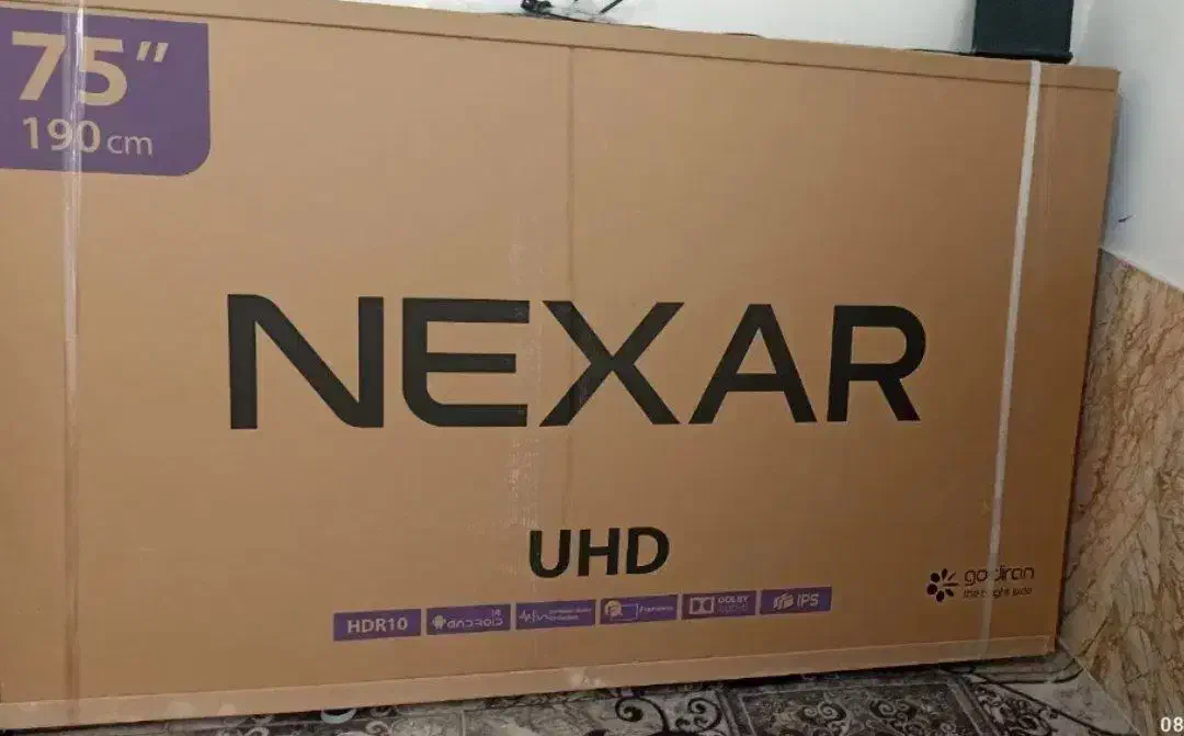 کارتن نو تی وی 75اینچ|تلویزیون و پروژکتور|اسلام‌شهر, شهرک واوان|دیوار