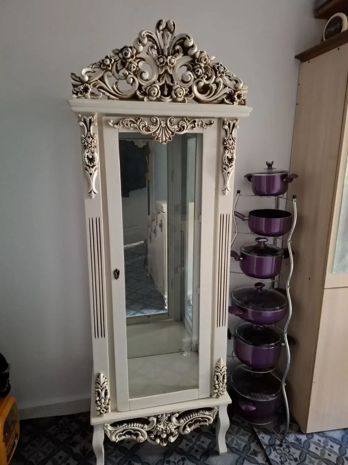 ویترین درحدنو|بوفه، ویترین، کنسول|رباطکریم, مسکن مهر آبشناسان|دیوار