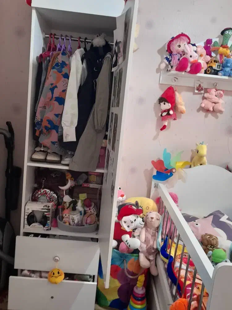 تخت کودک همراه با کمد|تخت و صندلی بچه|تهران, تهرانسر مرکزی|دیوار