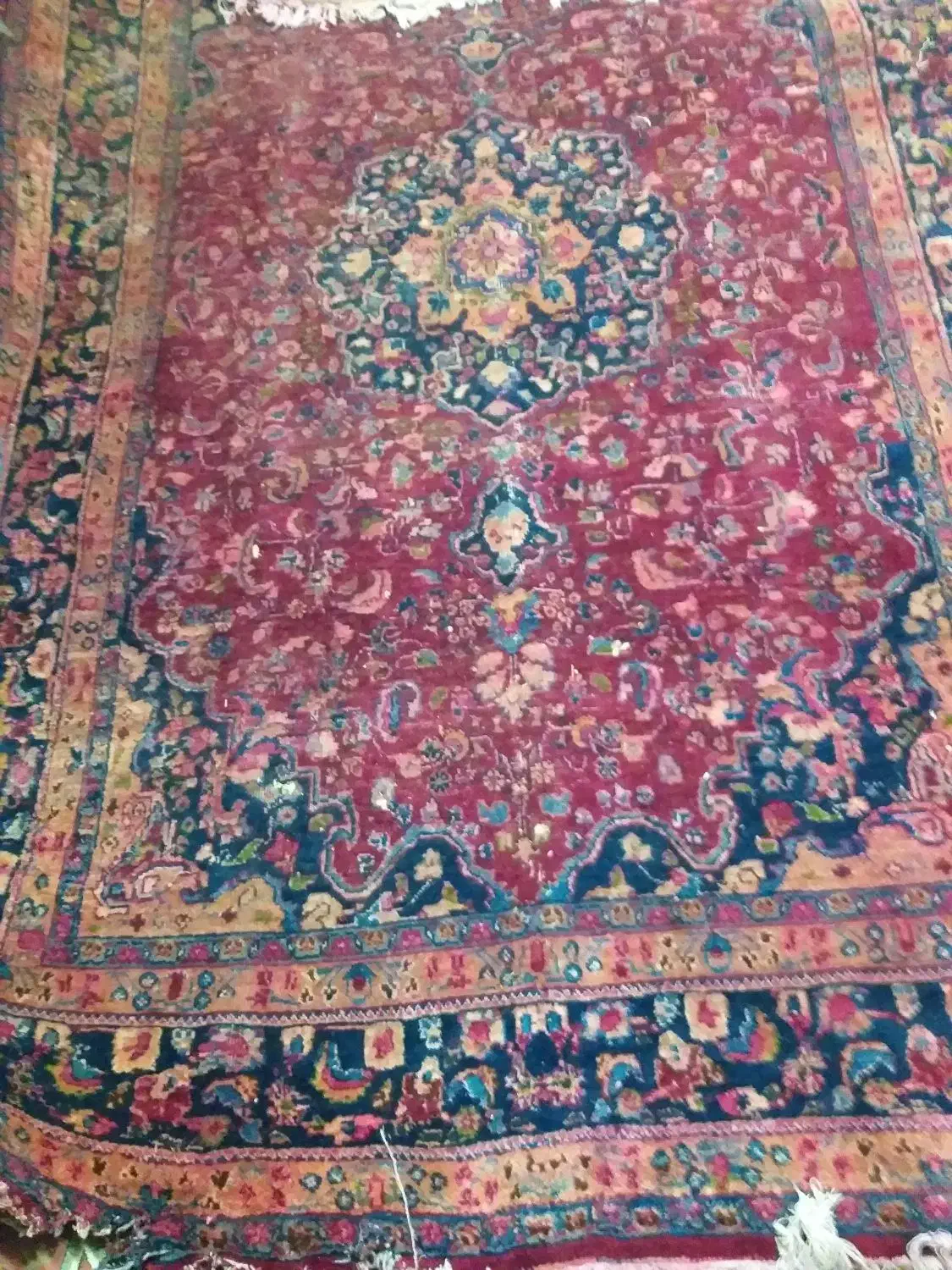 یک  تخته فرش ۶ متری دستباف و یک تخته قالیچه ماشینی|فرش|مشهد, شهید بهشتی|دیوار