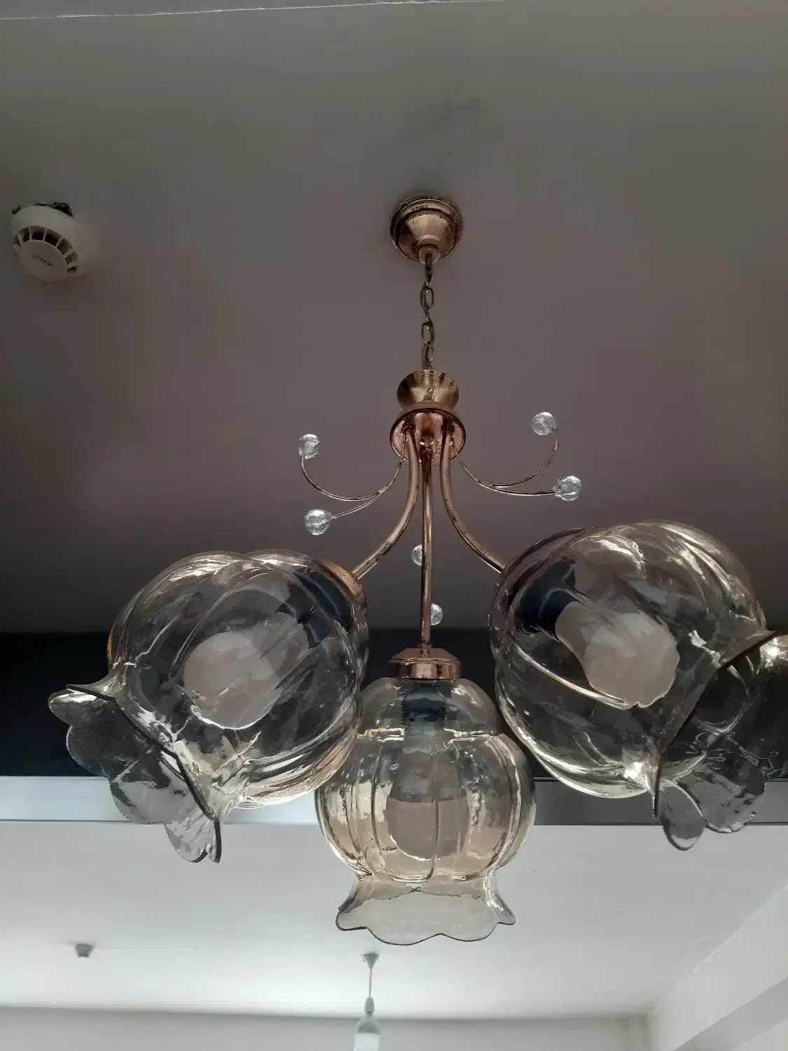 لوستر ۳ جباب آشپزخانه و اتاق|لوستر و چراغ آویز|سهند, |دیوار