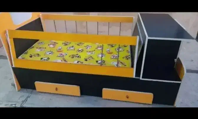 تختو کمد کودک|تخت و سرویس خواب|ری, فیروزآباد|دیوار