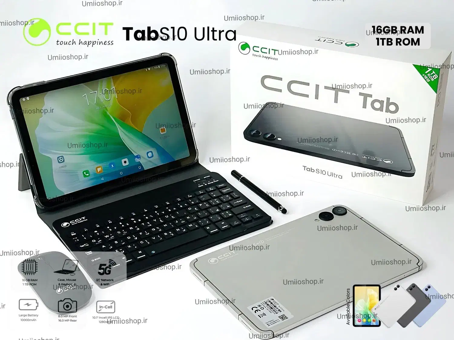تبلت CCIT S10 Ultra رم 16 حافظه 1 ترا کیبورد و موس|تبلت|تهران, شهرآرا|دیوار