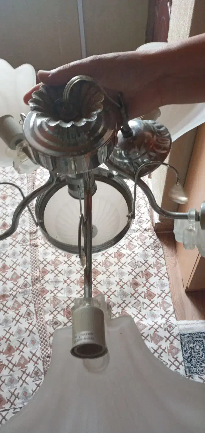 لوستر طرح صدف|لوستر و چراغ آویز|بابلسر, |دیوار