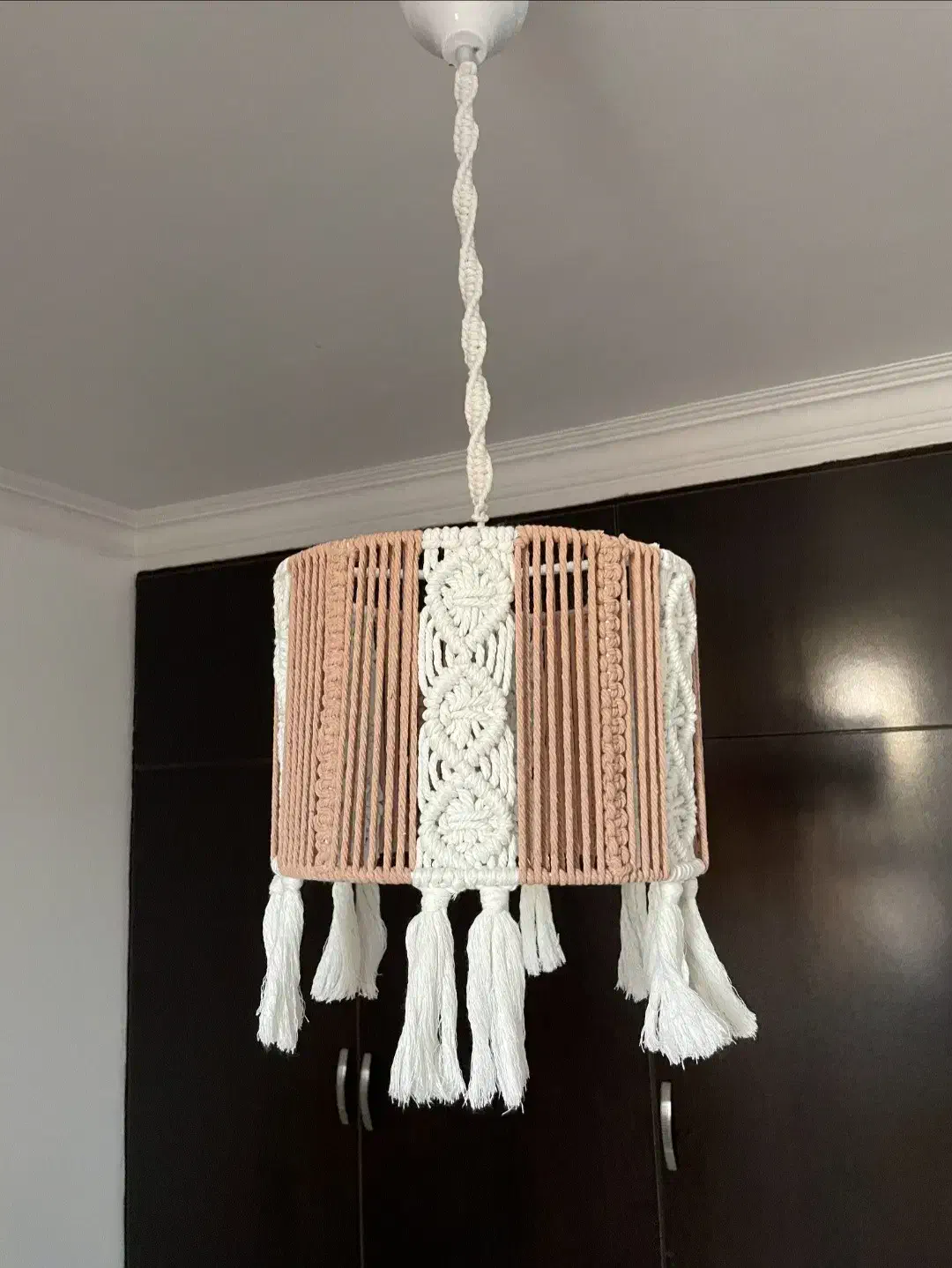 لوستر مکرومه|لوستر و چراغ آویز|اراک, |دیوار