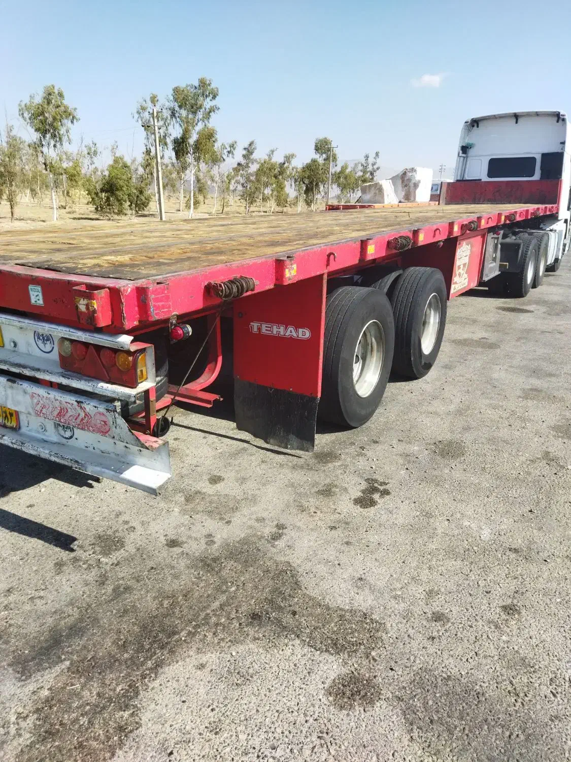 با سلام تریلی بالنی دو محور|قطعات یدکی و لوازم جانبی|بختگان, |دیوار