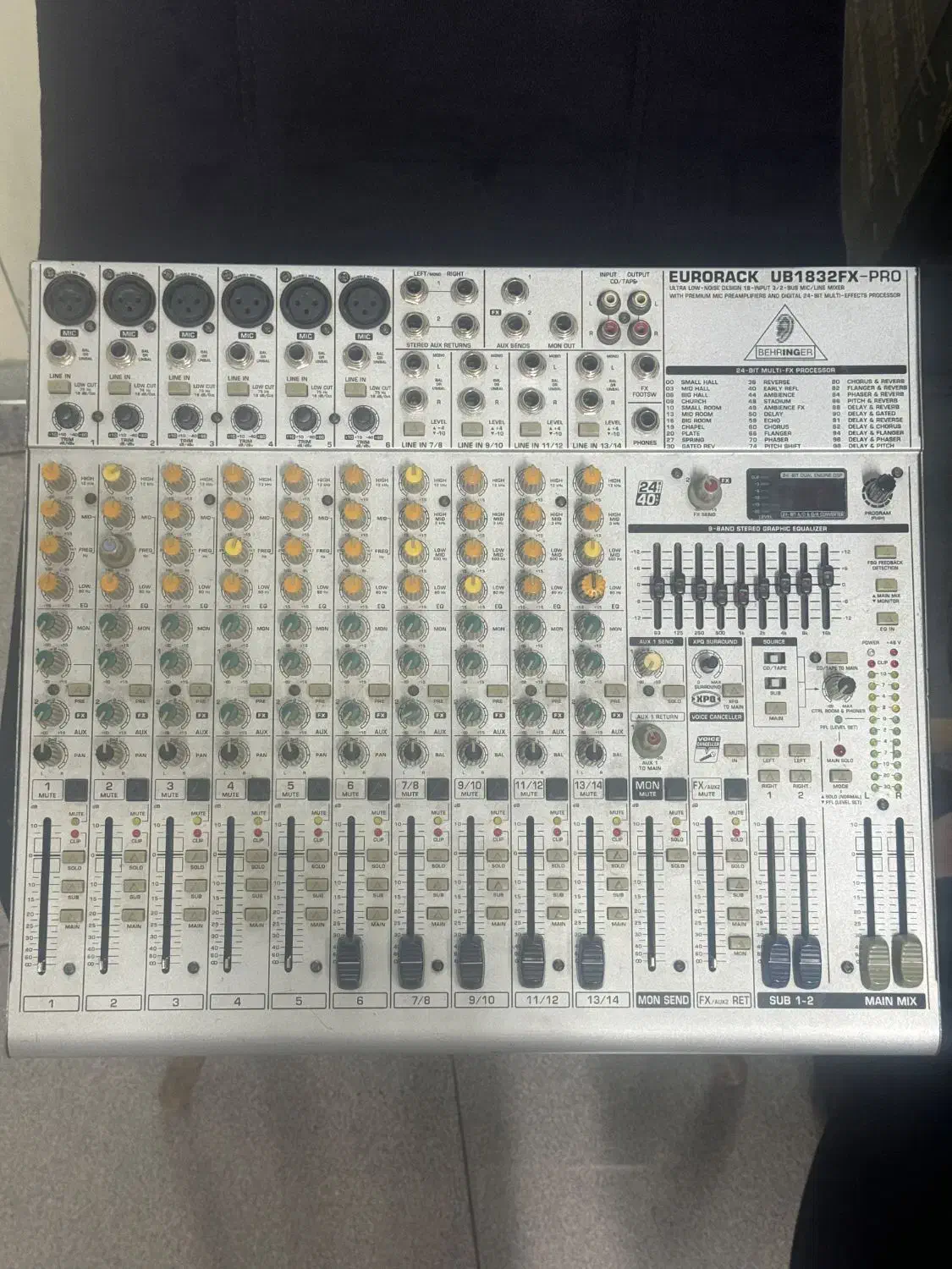 میکسر بهرینگر ۱۸۳۲ و باند راک فابریک|آلات موسیقی|مرودشت, ژیان|دیوار