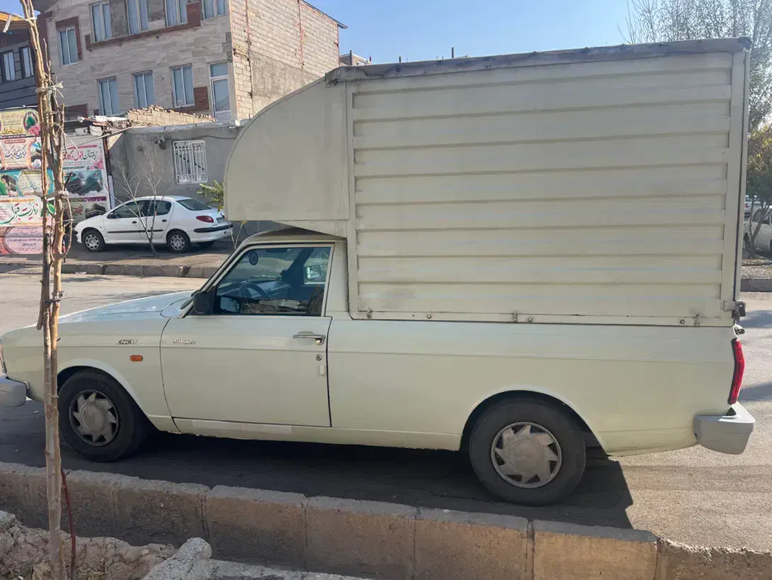 پیکان وانت مدل ۹۳ دوگانه سوز بدون‌رنگ وپلمپ|خودرو سواری و وانت|قزوین, |دیوار