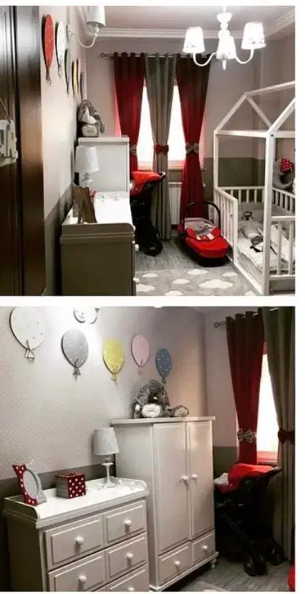 سرویس تخت و کمد کودک|تخت و سرویس خواب|رشت, گلباغ نماز|دیوار