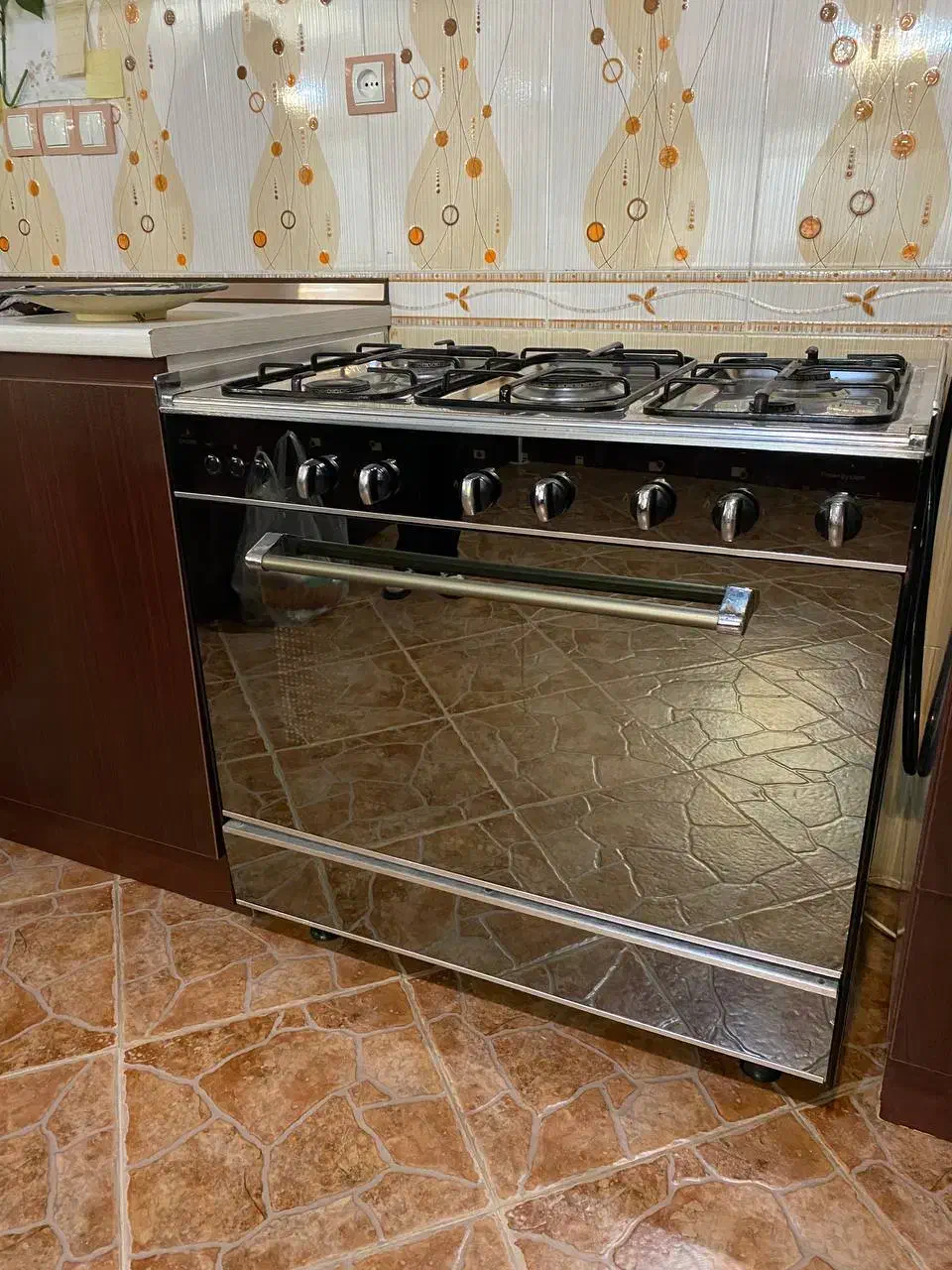 گاز استیل ۵شعله|اجاق گاز و لوازم برقی پخت‌وپز|چاف و چمخاله, |دیوار