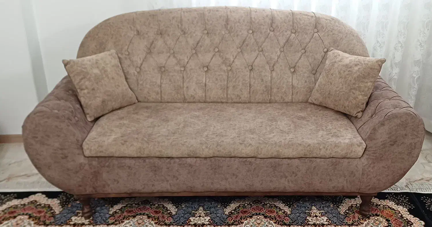 مبل ۷ نفره  چوب نراد|مبلمان خانگی و میز عسلی|قائم‌شهر, |دیوار