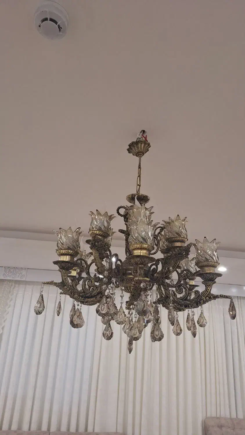 لوستر ۱۲ شعله|لوستر و چراغ آویز|فردیس, فردیس|دیوار