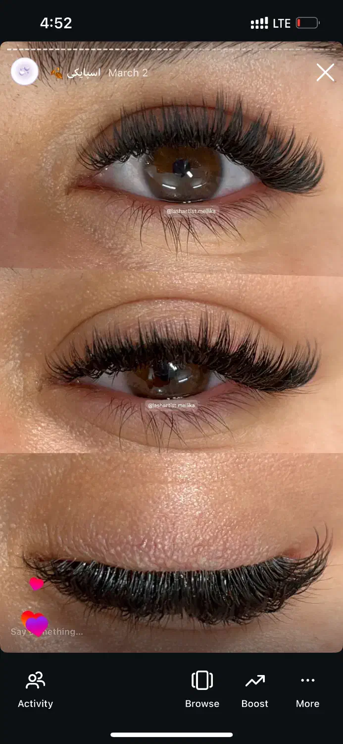 اکستنشن تخصصی مژه|خدمات آرایشگری و زیبایی|اصفهان, ملکشهر|دیوار