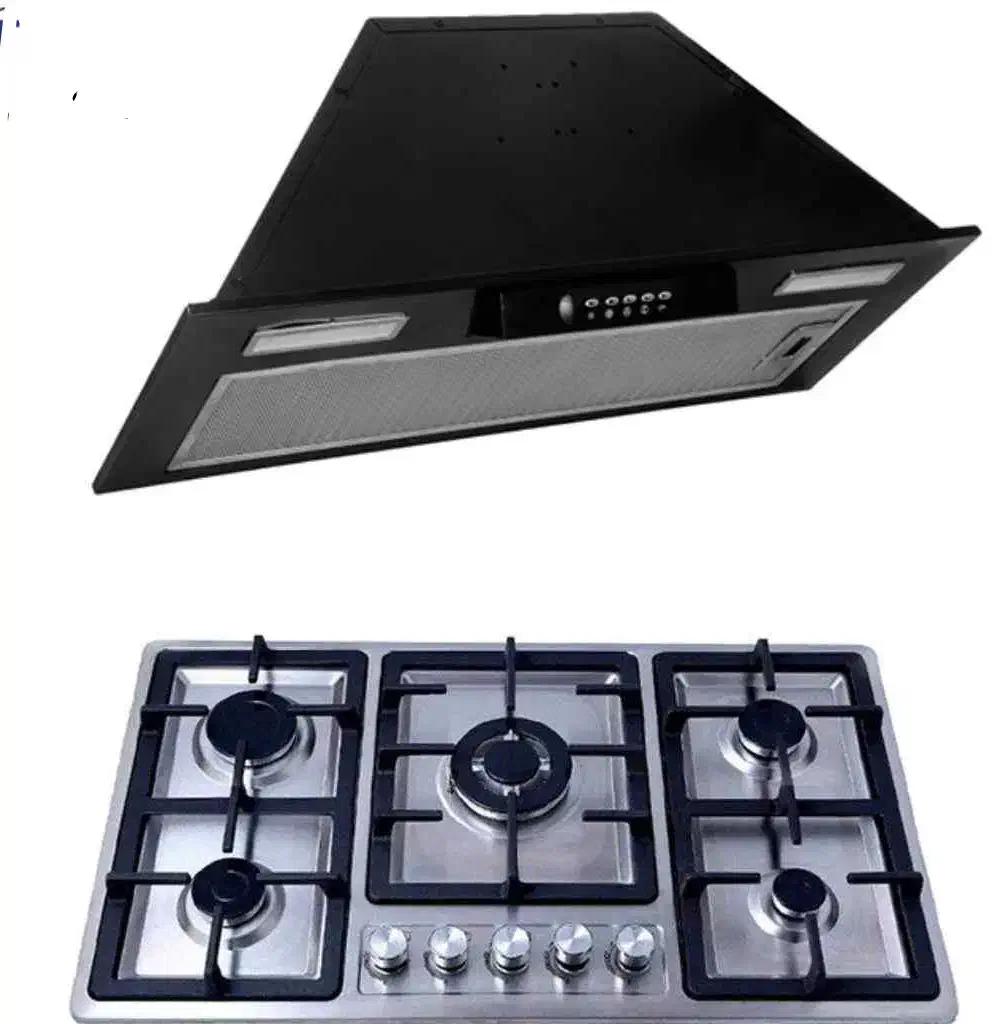 ست کامل هود و اجاق گاز استیل بوش/هود شیشه مخفی/|اجاق گاز و لوازم برقی پخت‌وپز|زاهدان, |دیوار