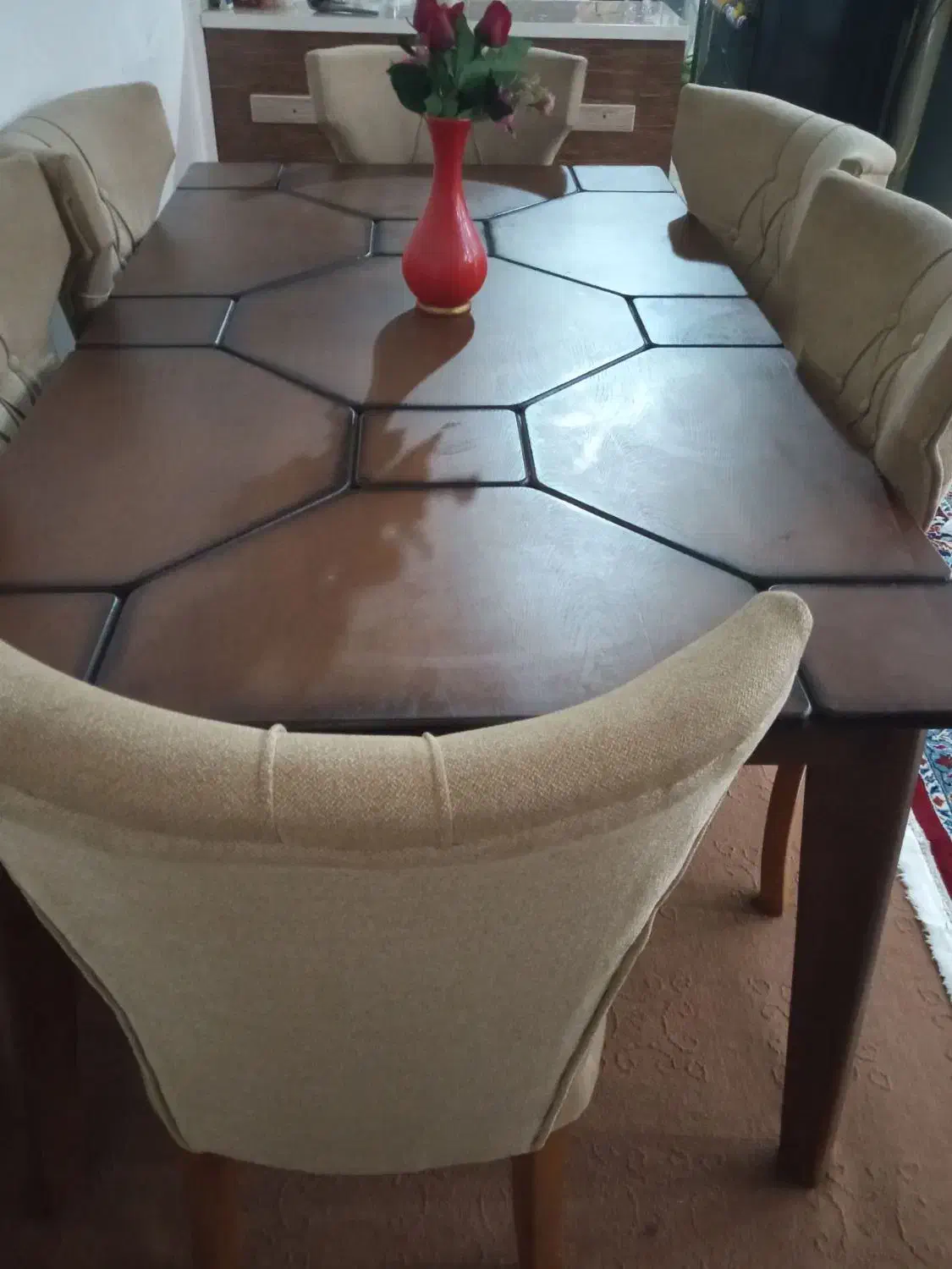 میزناهار. خوری 6نفره|میز و صندلی غذاخوری|مسجد سلیمان, |دیوار