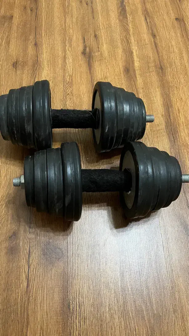 یک جفت دمبل متحرک ده کیلویی|تجهیزات ورزشی|تهران, نارمک|دیوار