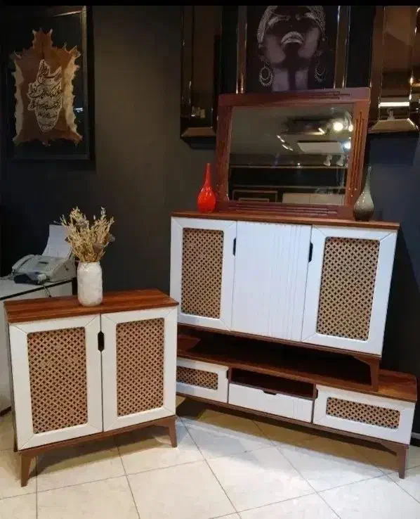 اینه کنسول میز تیوی جاکفشی|بوفه، ویترین، کنسول|پرند, فاز ۶|دیوار