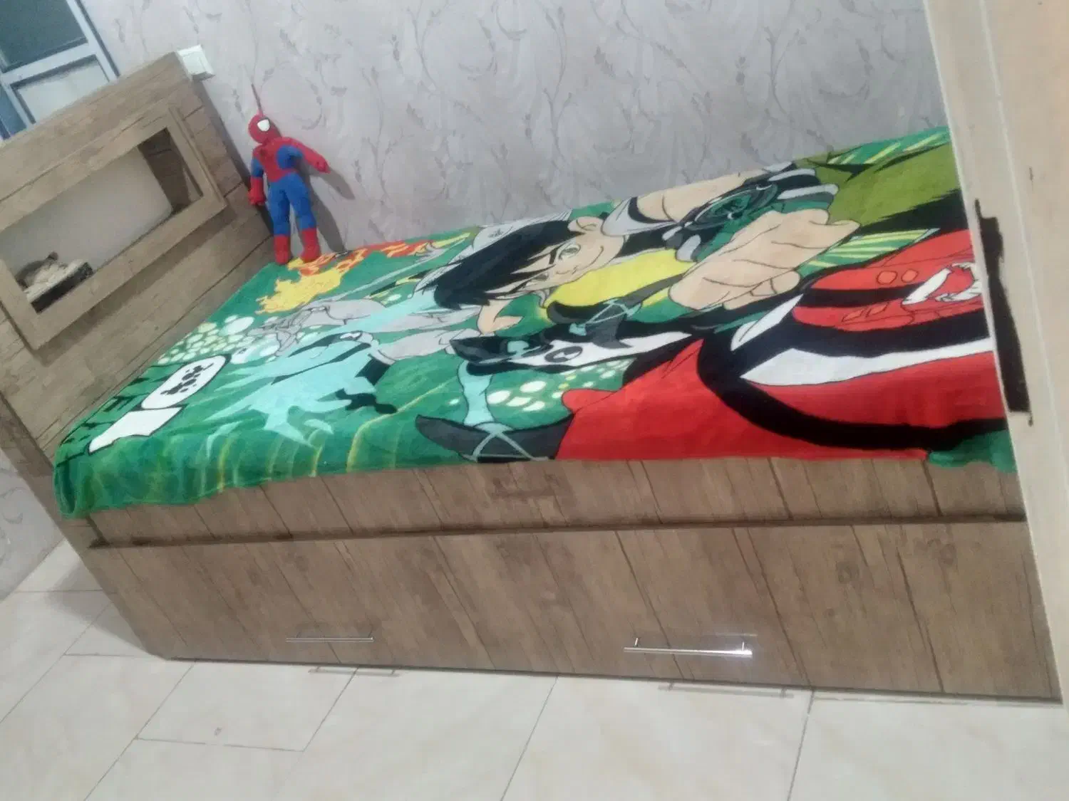 تخت دو طبقه|تخت و سرویس خواب|کرج, حصارک بالا|دیوار