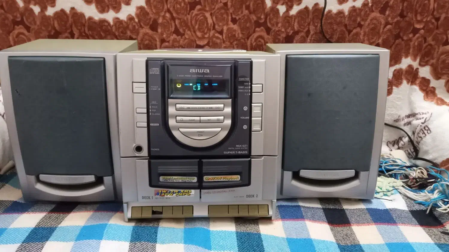 ضبط و سی دی aiwa|سیستم صوتی خانگی|زنجان, |دیوار