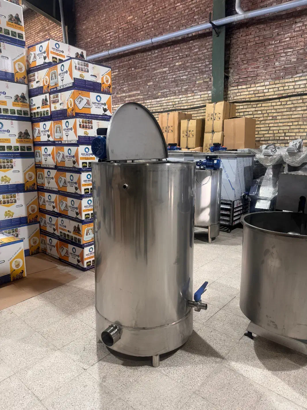 دیگ پاتیل شیر جوش داغ گرم کن 300 پروسس تانک|فروشگاه و مغازه|سمنان, |دیوار