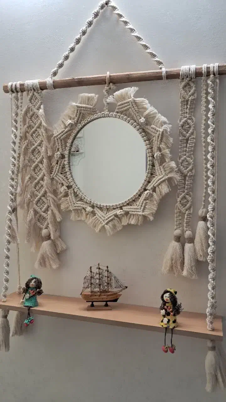 مکرومه|پرده، رانر، رومیزی|کرج, حصارک بالا|دیوار