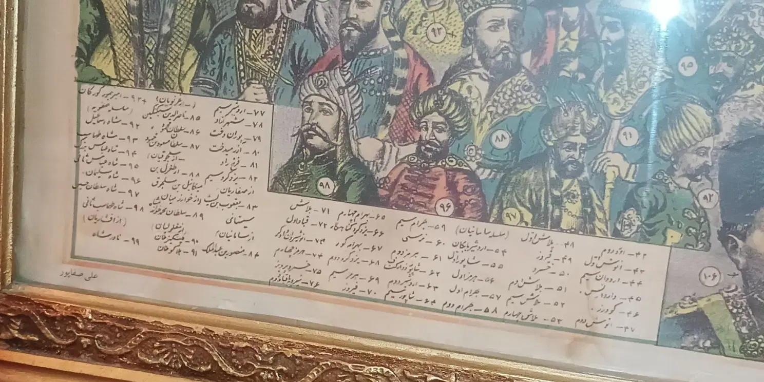 قاب چوبی انتیک بزرگ کمیاب|کلکسیون اشیاء عتیقه|مشهد, راهنمایی|دیوار