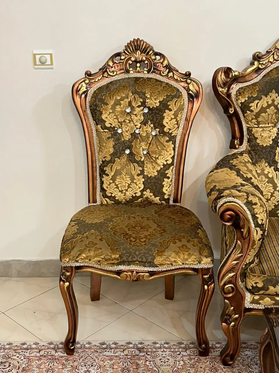 مبل استیل سلطنتی 9نفره|مبلمان خانگی و میز عسلی|تهران, چیتگر شمالی|دیوار